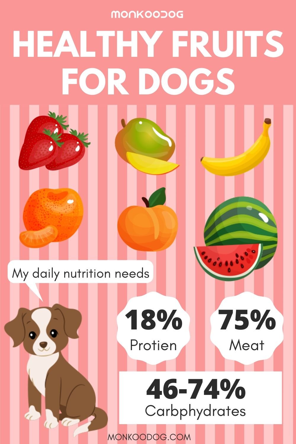 HEALTHY FRUITS FOR DOGS