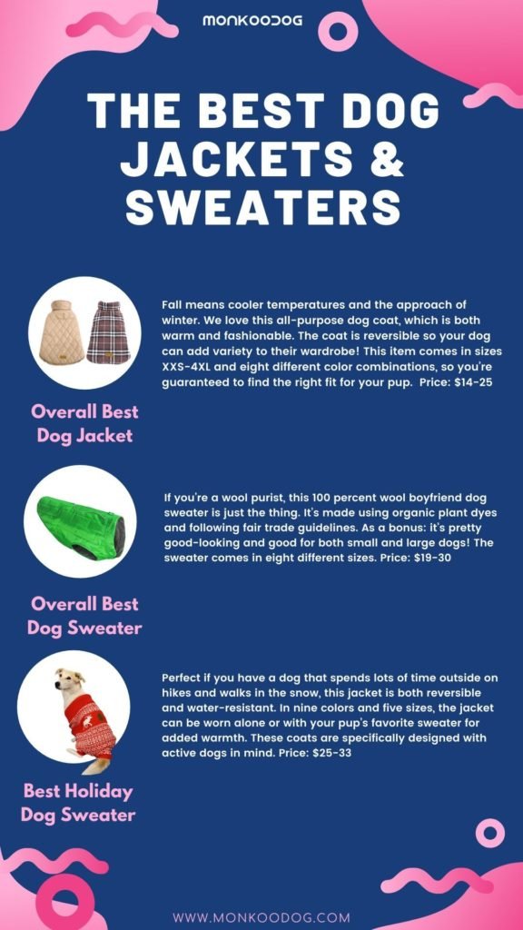 The Best Dog Jackets & Sweaters