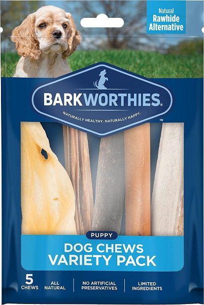 Barkworthies Puppy Variety Pack Natural Dog Chews