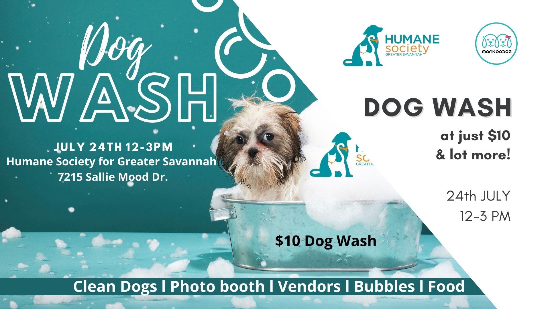 Beat the heat with HSGS Charity Dog Wash & Splash Party