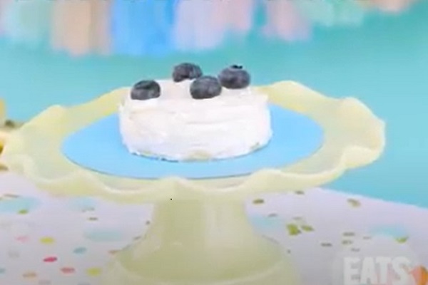Scrumptious Blueberry Birthday Cake